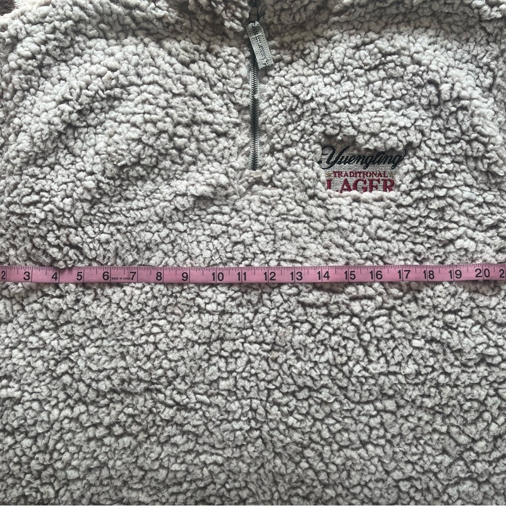 Yuengling Lager Cream Sherpa Pullover - Picture 4 of 5